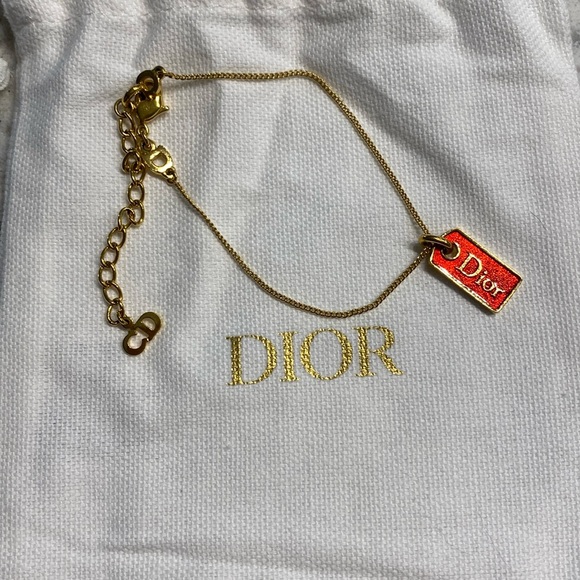 Dior Red Tag Bracelet - Picture 1 of 9